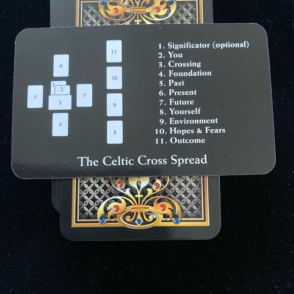 The Guilded Tarot by Barbara Moore Artwork-Ciro Marchetti #78 cards & guidebook - Picture 14 of 14